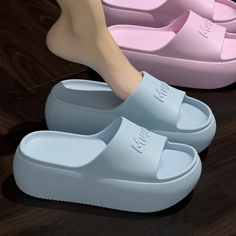Flippers Swimming - ファッション性の高い夏用EVAスリッパ。厚底で滑りにくく、女性用。室内・屋外で使えるカップルスリッパ。バスタブ用としても。