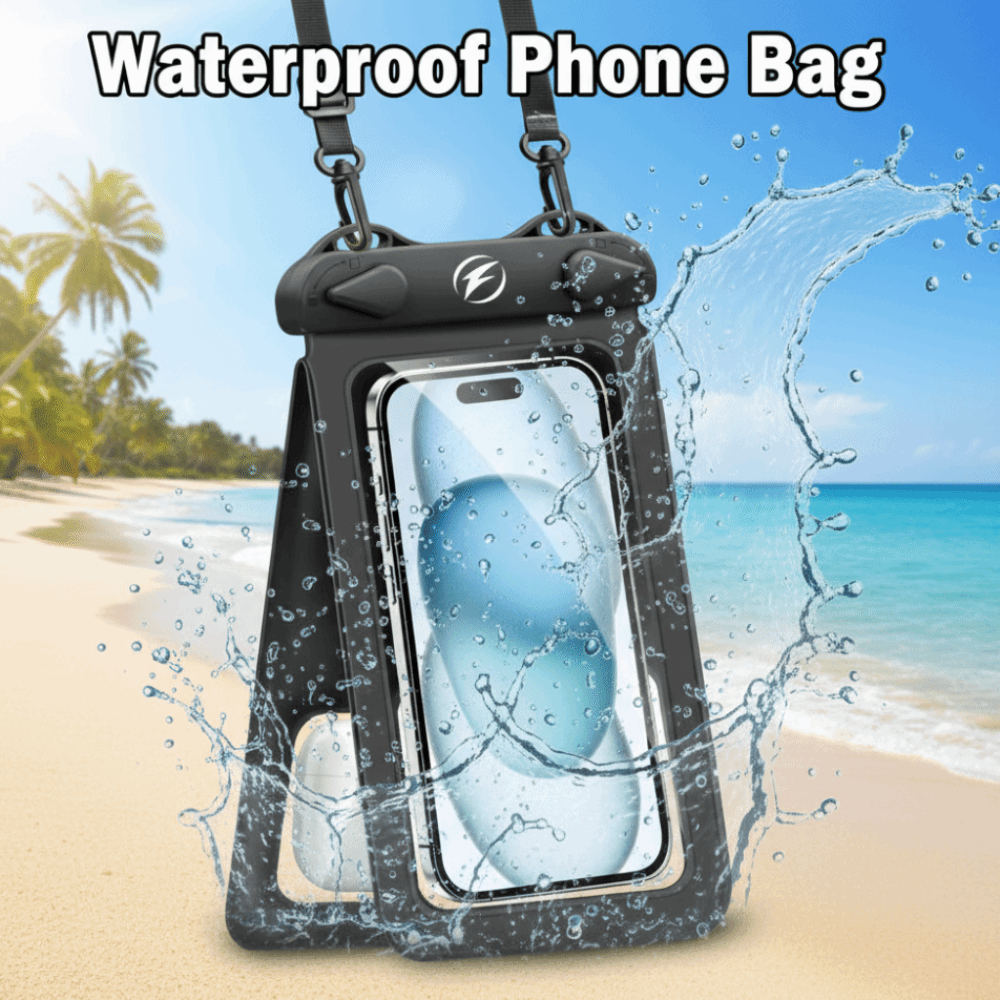 Dry Bag Waterproof - 二重ポケット防水電話バッグ透明タッチスクリーン携帯電話防水バッグユニバーサル水中ドライ