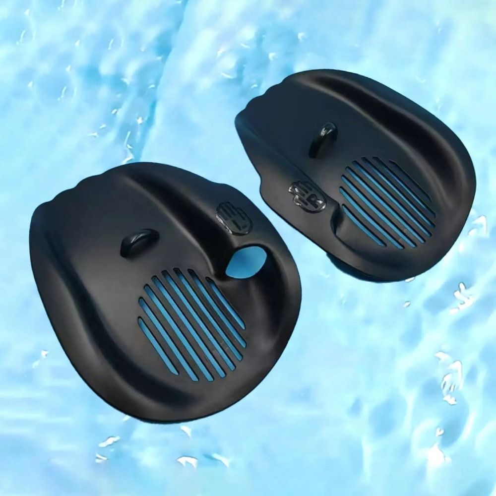 1 ペアのウェブ付き水泳ハンドパドル、調節可能なストラップ付 - Flippers Swimming のレビューと価格