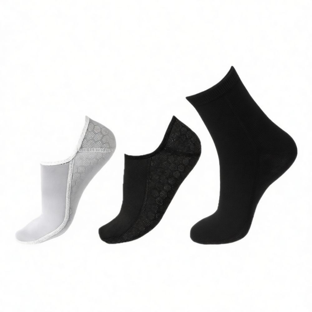 3mm厚ネオプレン製、スキューバダイビング用ソックス、シュノ - Swim Fins のレビューと価格