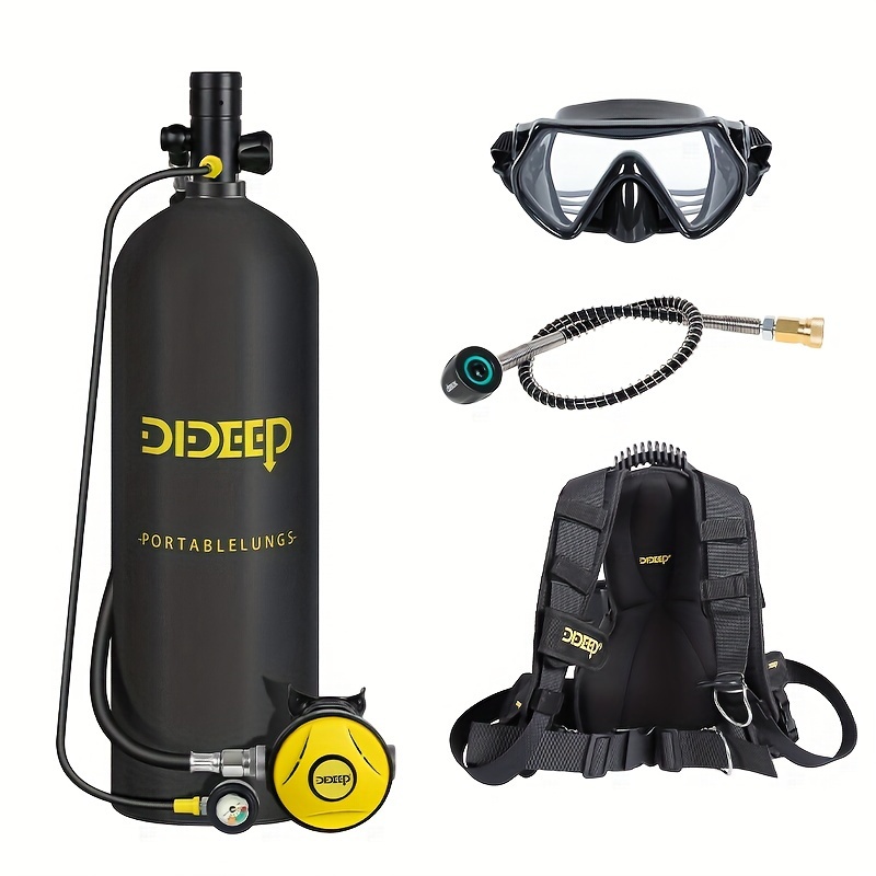 DIDEEP 4Lミニスキューバダイビングタンクセット、最大 - Snorkel Set のレビューと価格