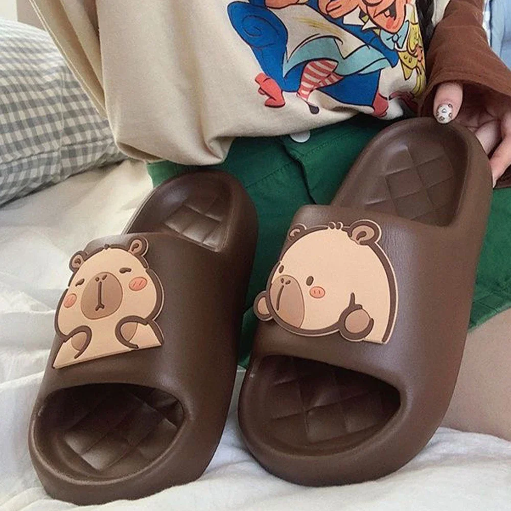 2026年新作。かわいらしいカピバラのデザインが施された、厚 - Water Shoes のレビューと価格