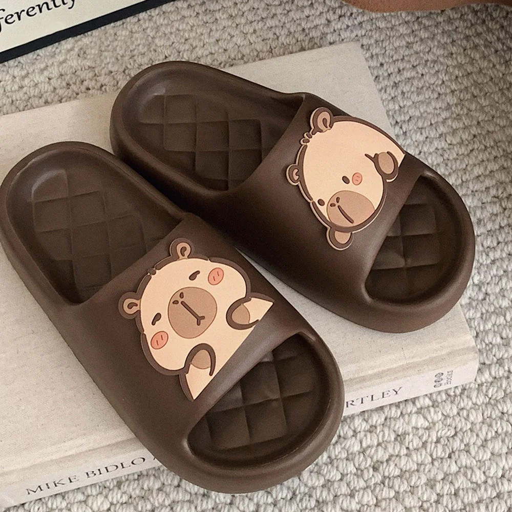 2026年新作。かわいらしいカピバラのデザインが施された、厚 - Water Shoes のレビューと価格