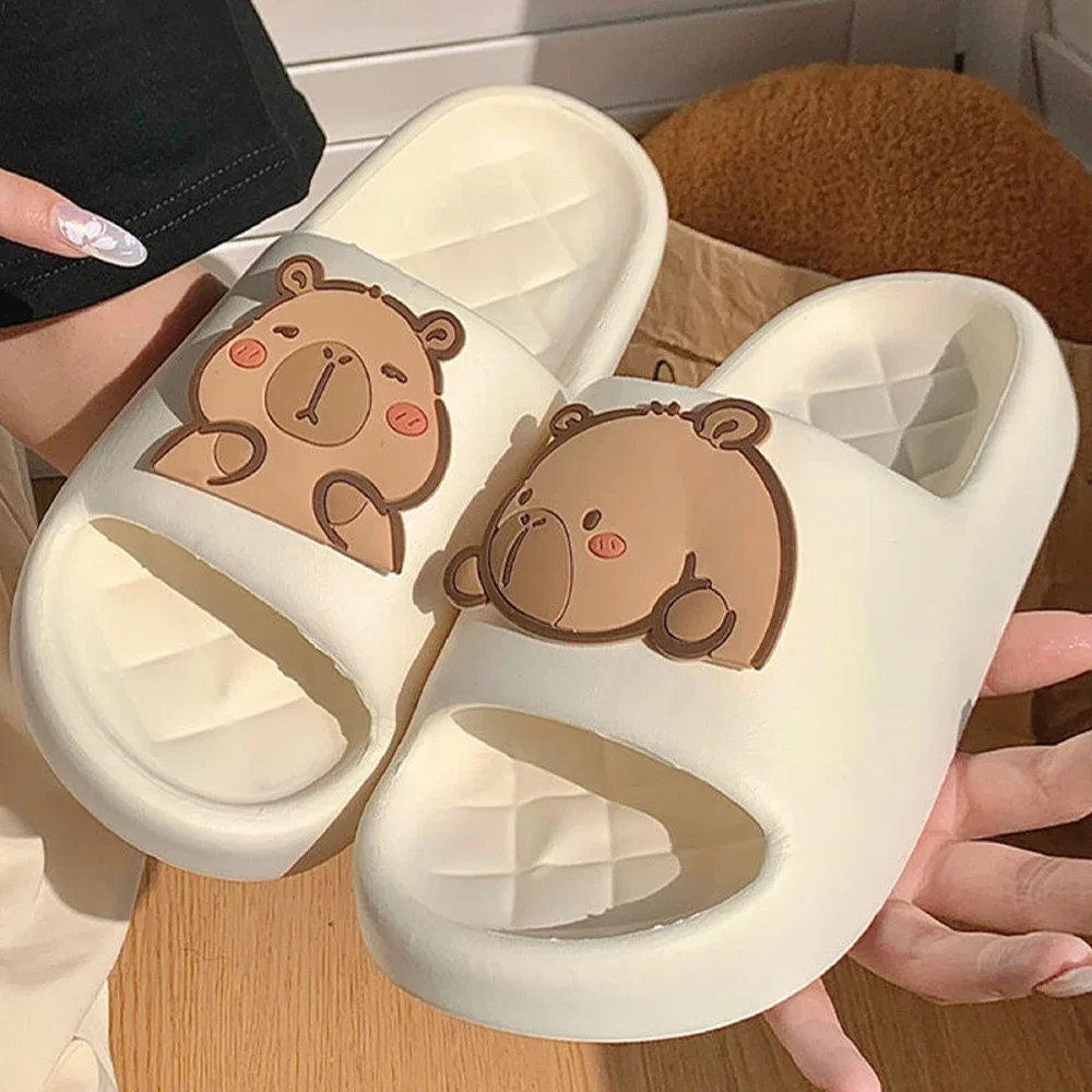 2026年新作。かわいらしいカピバラのデザインが施された、厚 - Water Shoes のレビューと価格