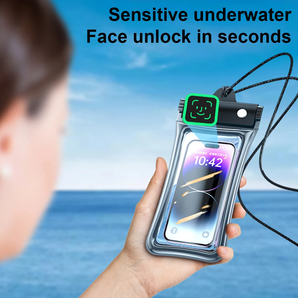 浮遊式防水スマホケース、水中で使用可能なスイミングバッグ、透 - Dry Bag Waterproof のレビューと価格