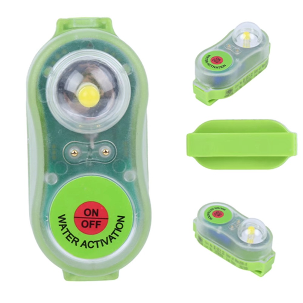 1/2個 防水LED救命胴衣ライト 自己発光 軽量 緊急信号 - Life Jacket のレビューと価格