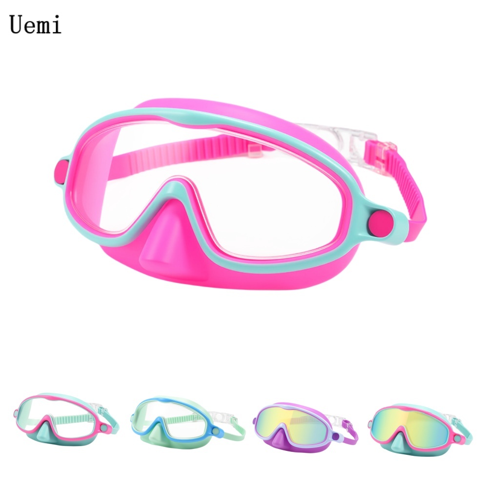 子供用スイムゴーグル ノーズカバー付き UV耐衝撃 広視野  - Diving Mask のレビューと価格