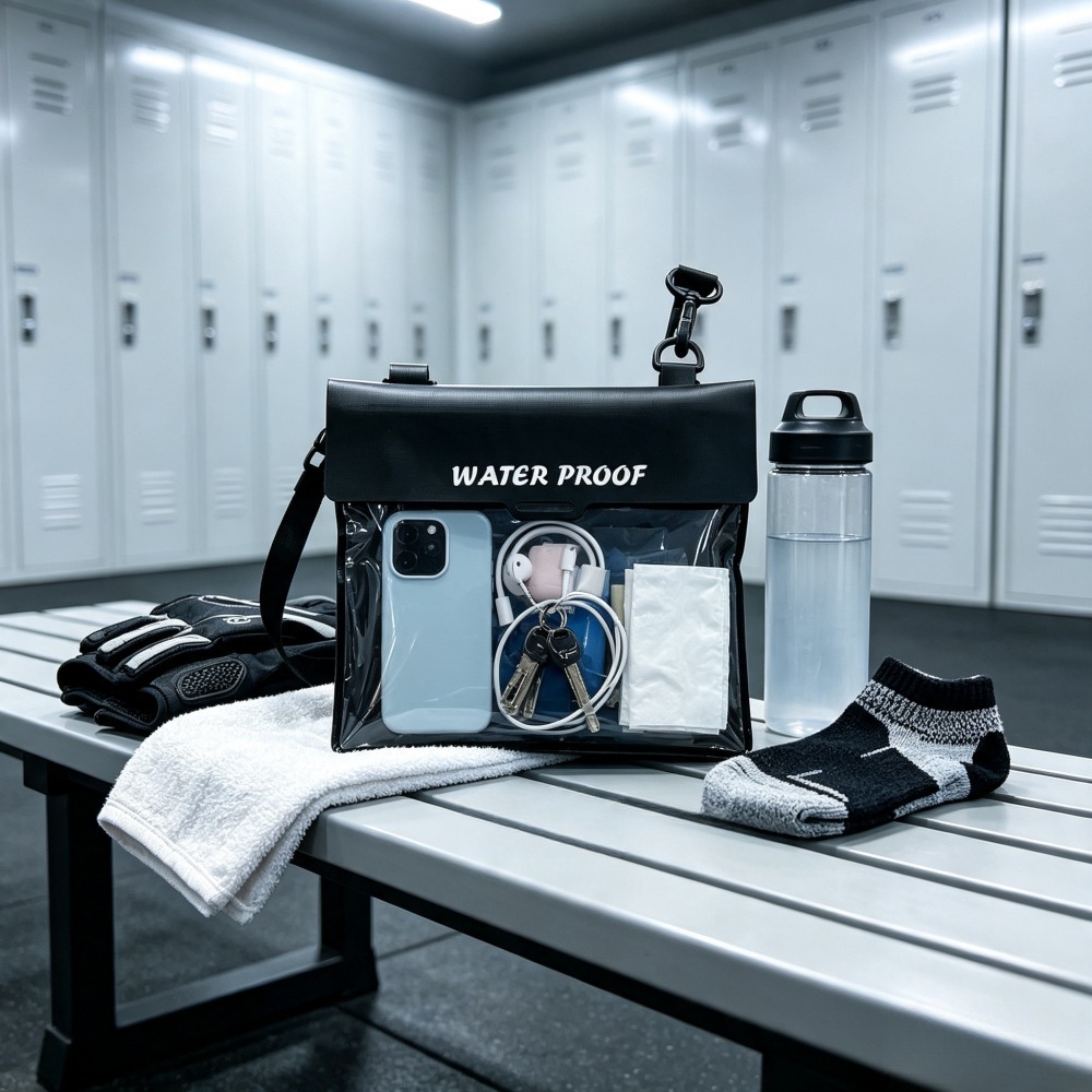 防水仕様のクロスボディビーチバッグ（ブラック、1個入り）、タ - Dry Bag Waterproof のレビューと価格