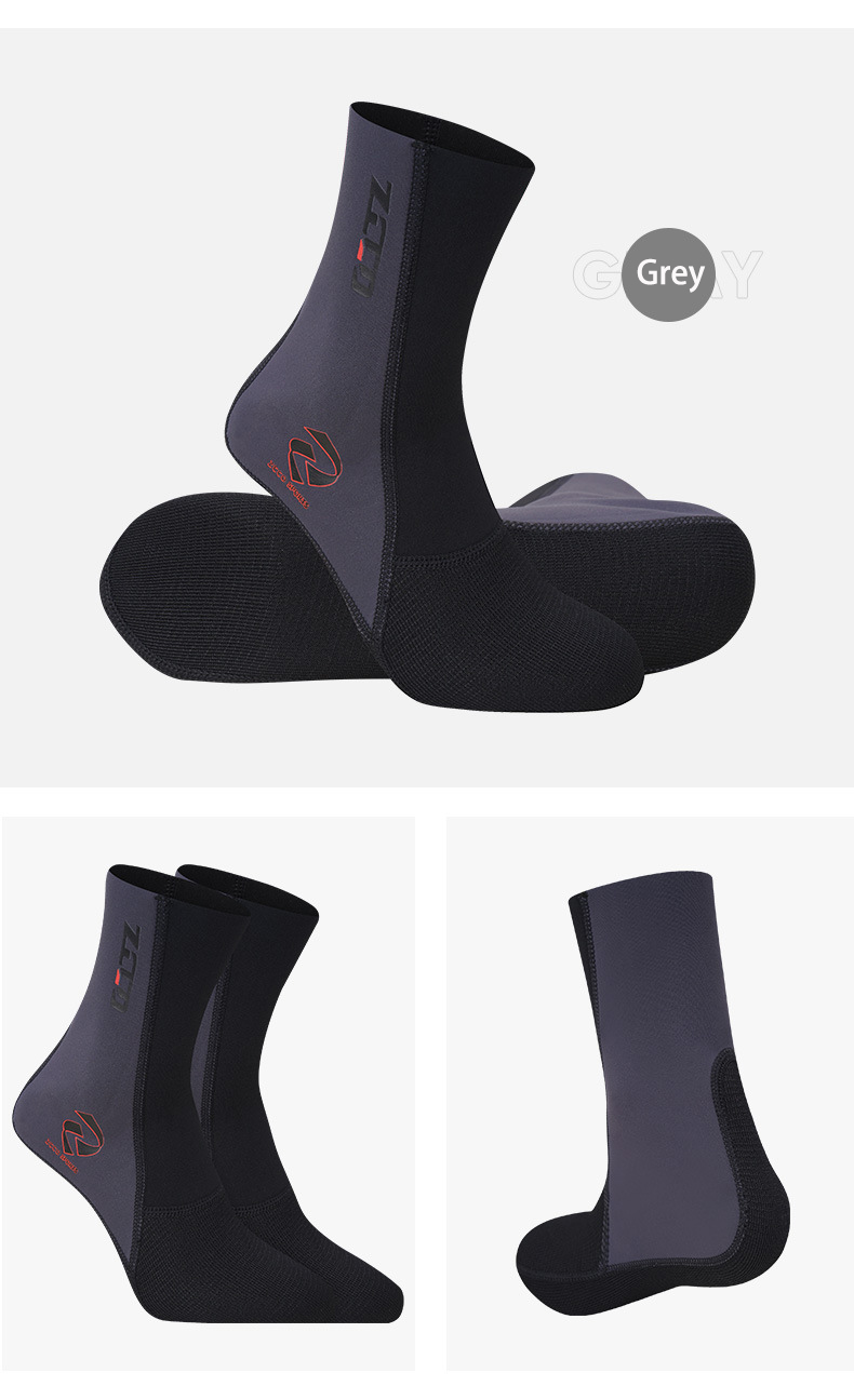 1.5mm厚のネオプレン製ダイビングソックス。滑り止め加工、 - Wetsuit Men のレビューと価格