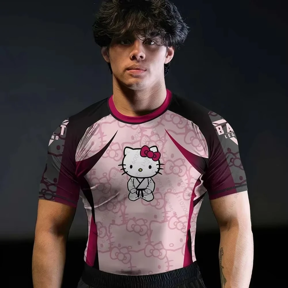 大人用と子供用、カジュアルなスポーツウェア、ハロウィーンTシ - Rash Guard のレビューと価格